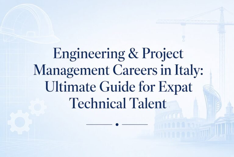 Engineering & Project Management Careers in Italy: Ultimate Guide for Expat Technical Talent