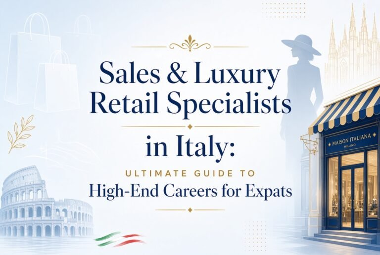 Sales & Luxury Retail Specialists in Italy: